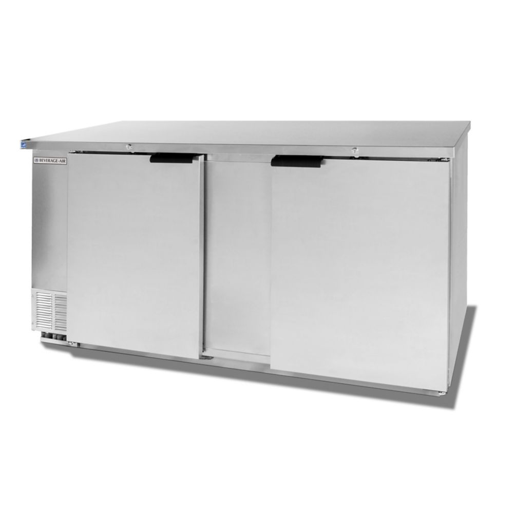 Beverage-Air 69" Stainless Refrigerated Backbar Storage Cabinet