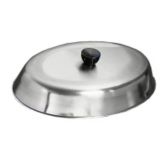 American Metalcraft S/S 11-7/8" Oval Basting Cover w/ Knob