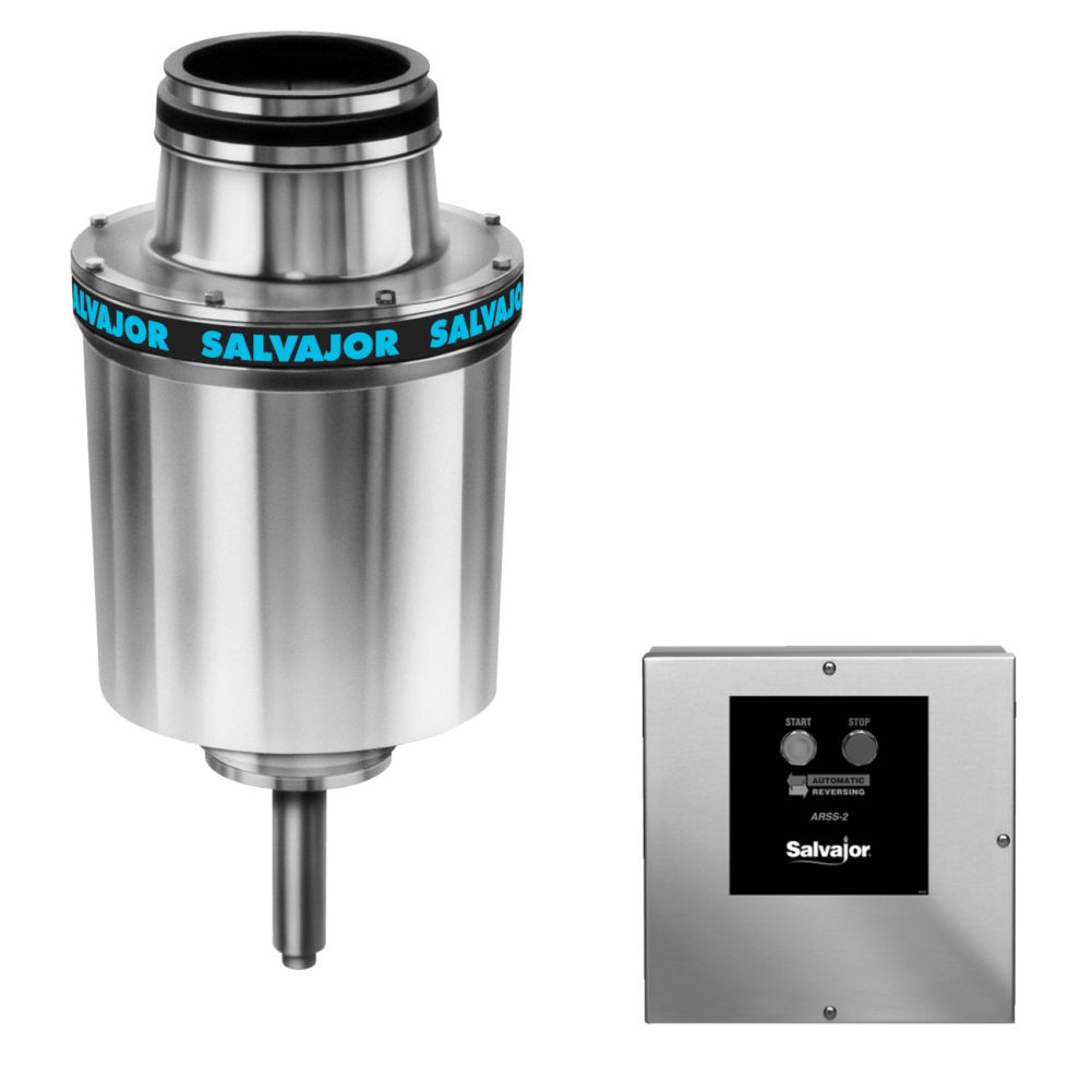 Salvajor 7.5-HP Disposer with 15" Cone Assembly and RSS-2 Control