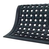 The Anderson Co Comfort Flow&trade; Black 3 x 5 Ft Anti-Fatigue Mat