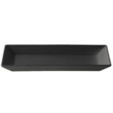 Bugambilia Small Deep Rectangular Buffet Platter, Black