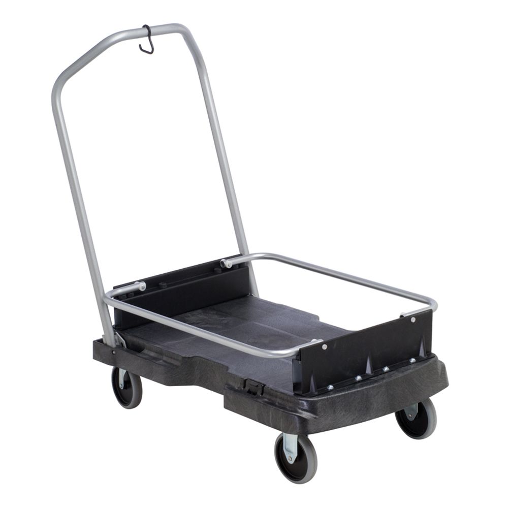 Rubbermaid&reg; 21.44" x 5.69" x 39.12" Black Ice Cart