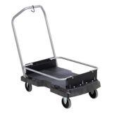 Rubbermaid&reg; 21.44" x 5.69" x 39.12" Black Ice Cart
