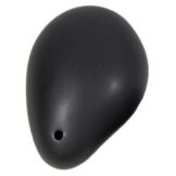 Town Food Service Black Coffee Ceramic Salt Shaker
