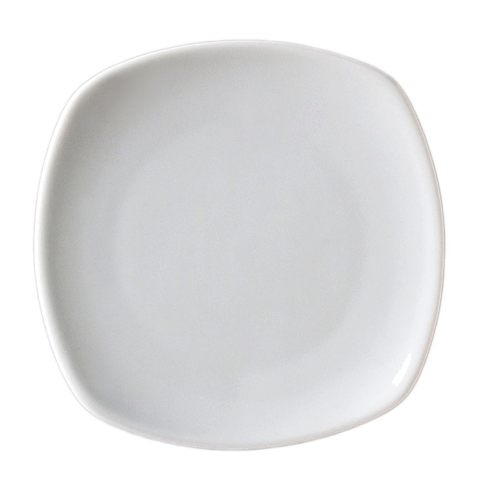 Vertex&reg; China Ventana Collection White 11" Square Coupe Plate