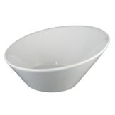 Vertex&reg; China Signature White 8 Oz Incline Bowl
