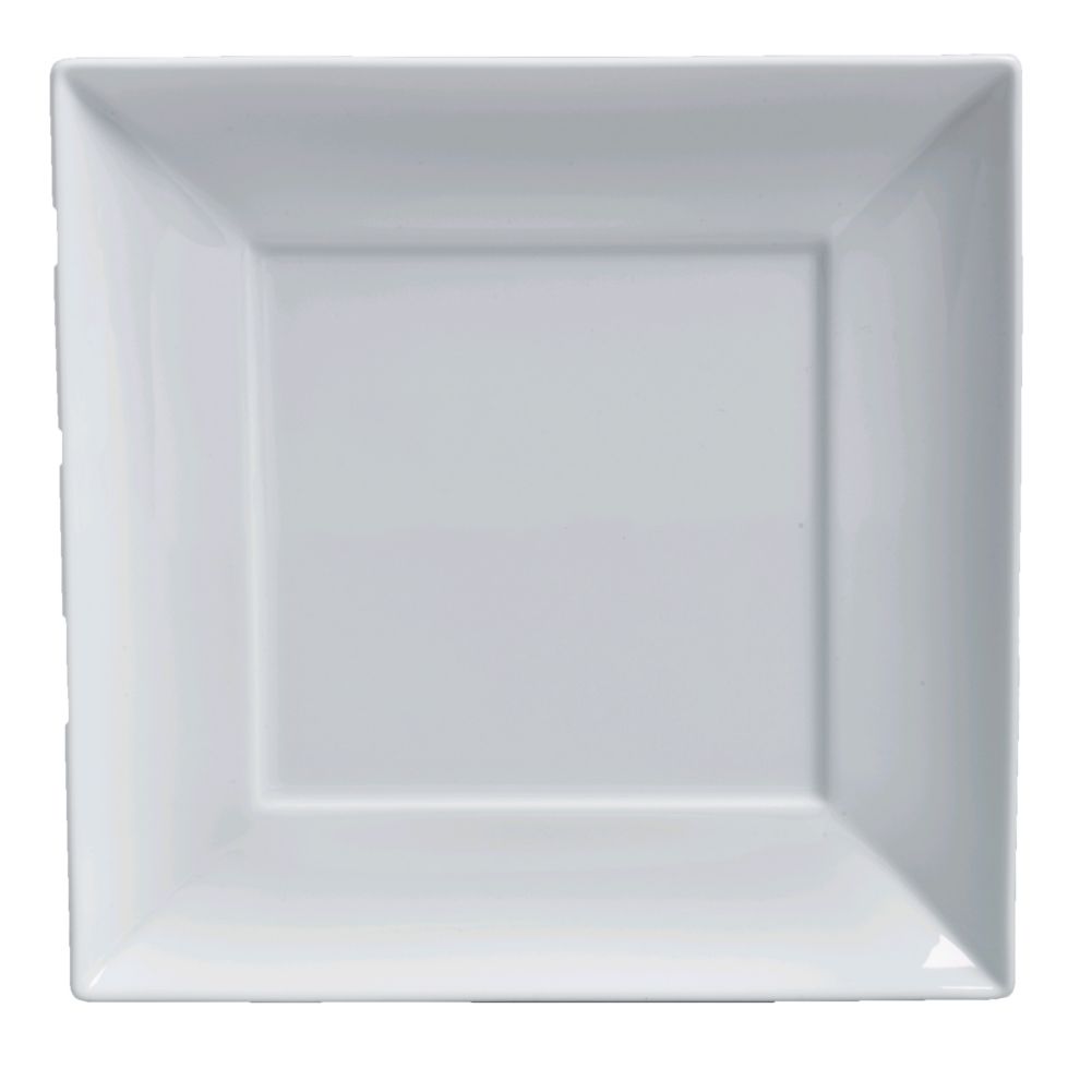 Steelite Rene Ozorio Aura Duo White 6-3/4quot; Square Plate