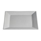 Bugambilia Medium Square Flat Buffet Platter, White