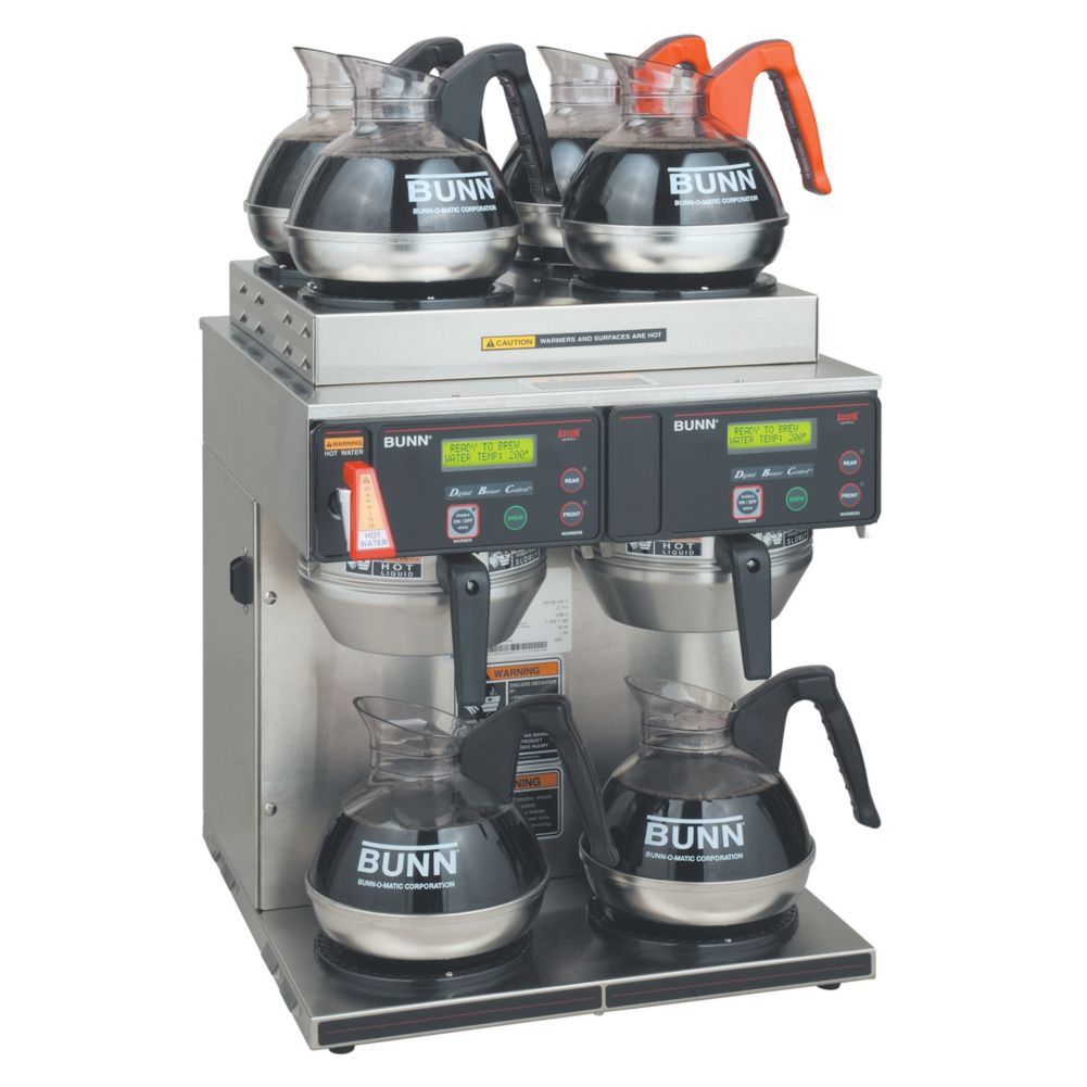 BUNN&reg; AXIOM&trade; Twin APS Airpot Coffee Brewer with 6 Warmers