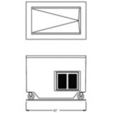Randell&reg; 48" 3 Pan Enclosed Base Refrigerated Cold Food Table