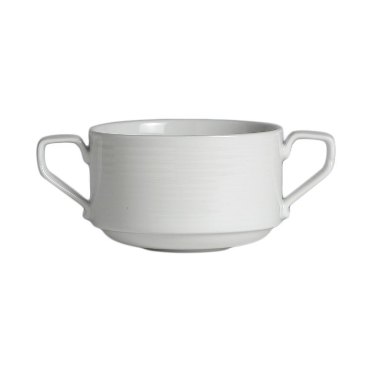 Steelite Rene Ozorio Virtuoso White 11-1/4 Oz Cream Soup Cup