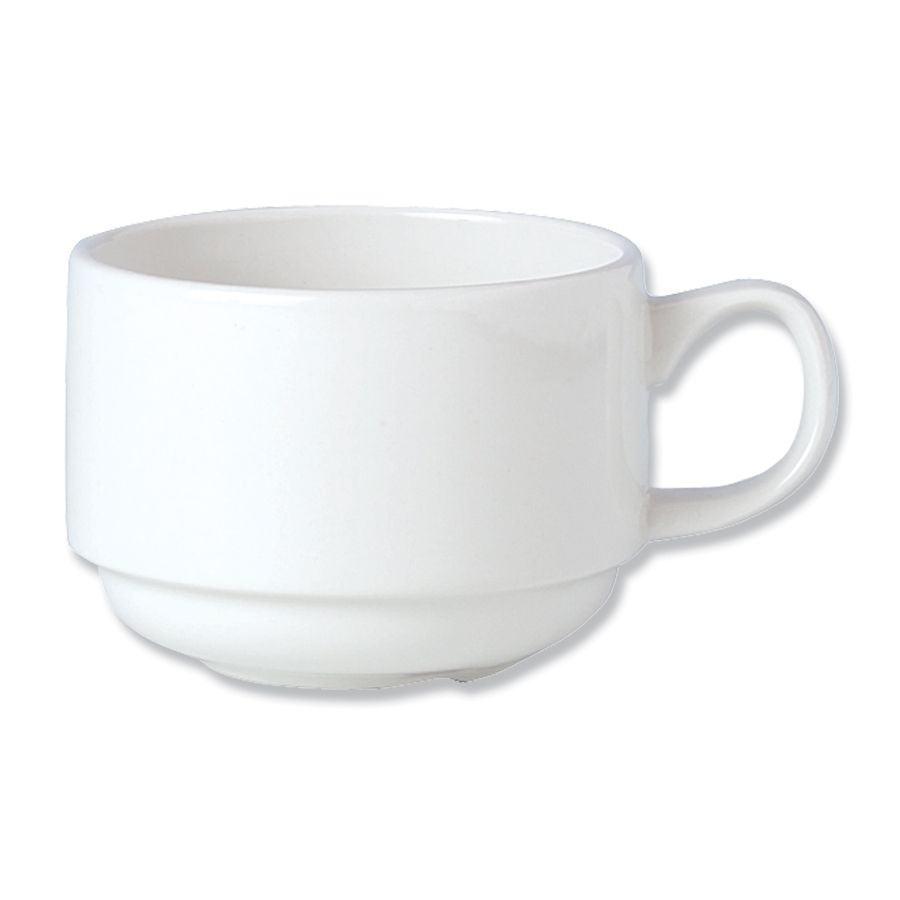 Steelite Performance Simplicity White Slimline 3-1/2 Oz Stacking Cup