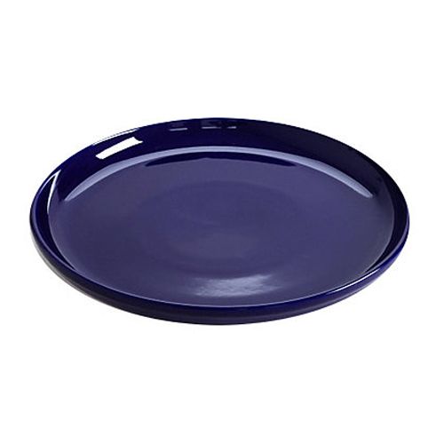 Tuxton&reg; 13.125" Cobalt Pizza/Serving Plate