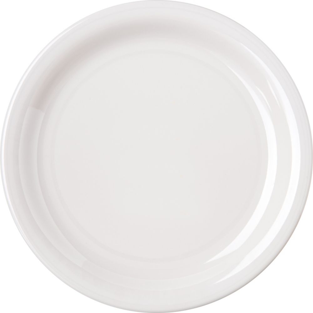 Carlisle&reg; Durus&reg; 7-1/4" Bone Narrow Rim Salad Plate