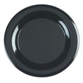 Carlisle Designer Displayware&trade; Round Platter, Black, 15"