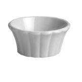 Hall&reg; China Bright White 1 Oz. Flared Ramekin