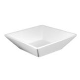 Gourmet Display 36 Oz Square Porcelain Bowl, White