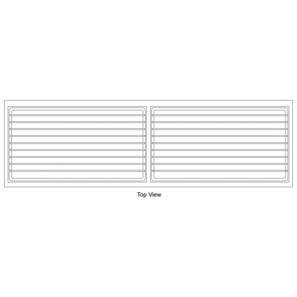 Randell&reg; 68" Prep Rack with Catch Pan