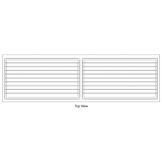 Randell&reg; 68" Prep Rack with Catch Pan