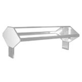 Randell&reg; 30" Dual Sided Adjustable Height Glass Buffet Shelf