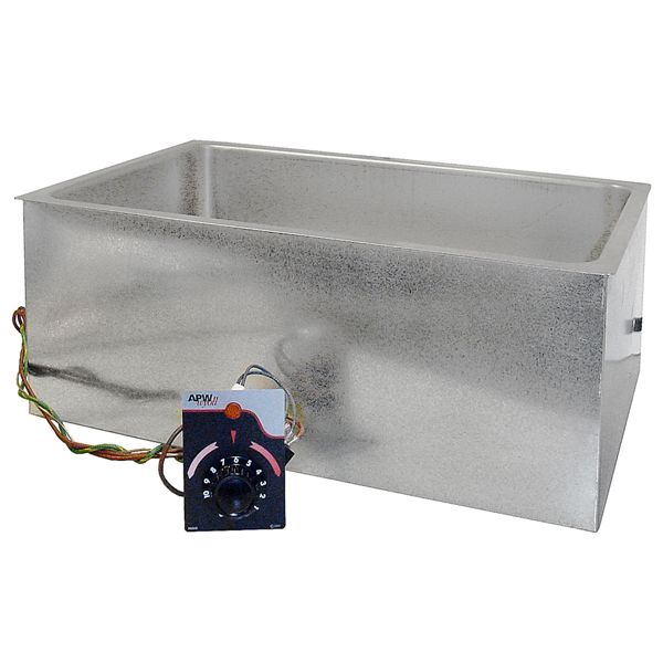 APW Wyott Insulated Hot Food Well Bottom Mount, Sq. Corners, BM-80C