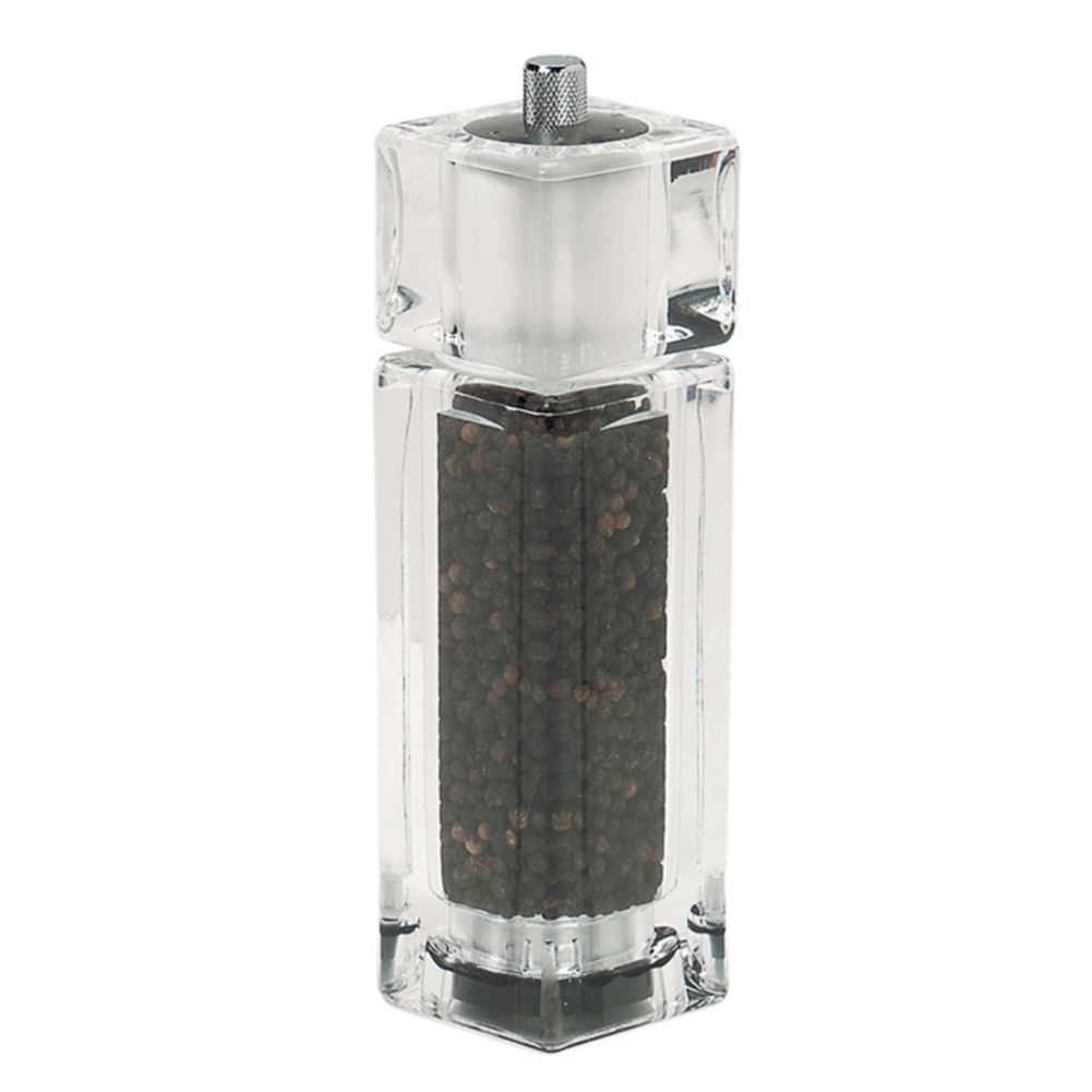 American Metalcraft Acrylic 6.5" Combo Salt / Pepper Shaker