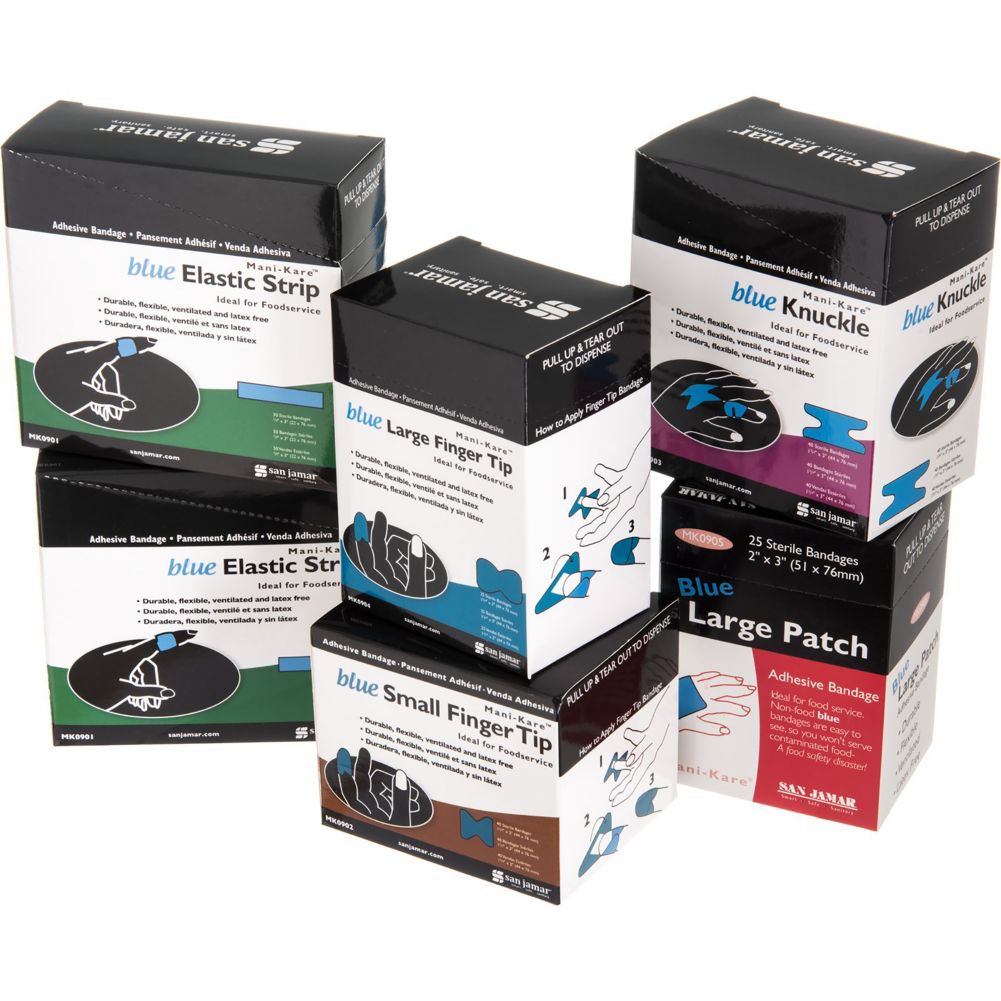 San Jamar&reg; Mini-Kare&reg; Bandages