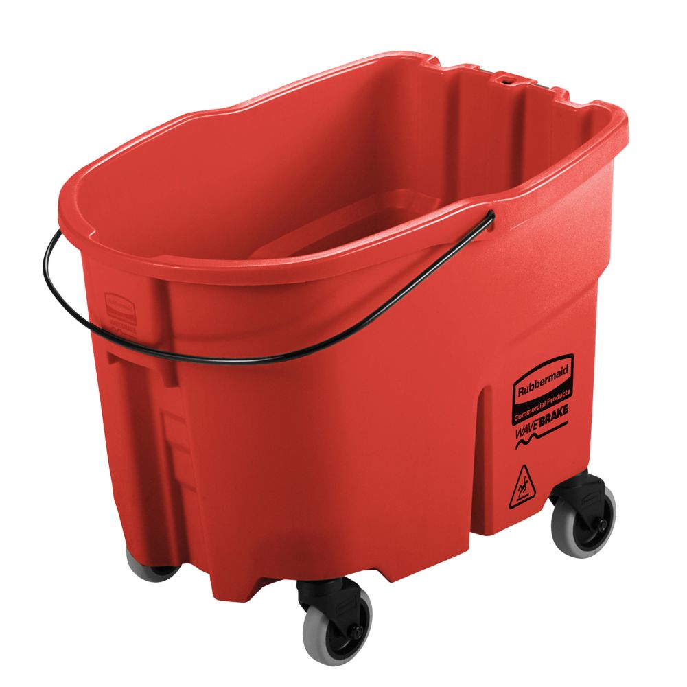 Rubbermaid WaveBrake&reg; Red 35 Qt Mop Bucket
