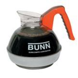 BUNN&reg; Easy Pour&reg; 64 Oz Orange Coffee Decanter / Case of 12