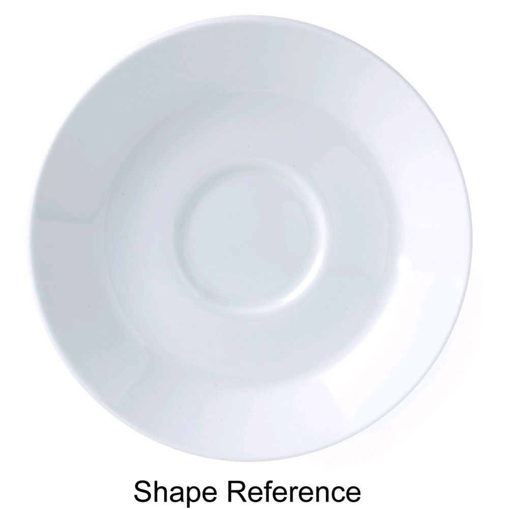 Steelite Distinction Sorrento Vogue White 6" Single Well Saucer
