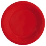 G.E.T. Red Sensation&trade; Wide Rim 7-1/2" Round Melamine Plate