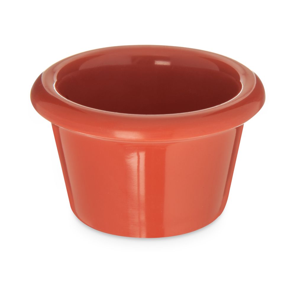 Carlisle&reg; Smooth Melamine Ramekin, Sunset Orange, 1.5 oz