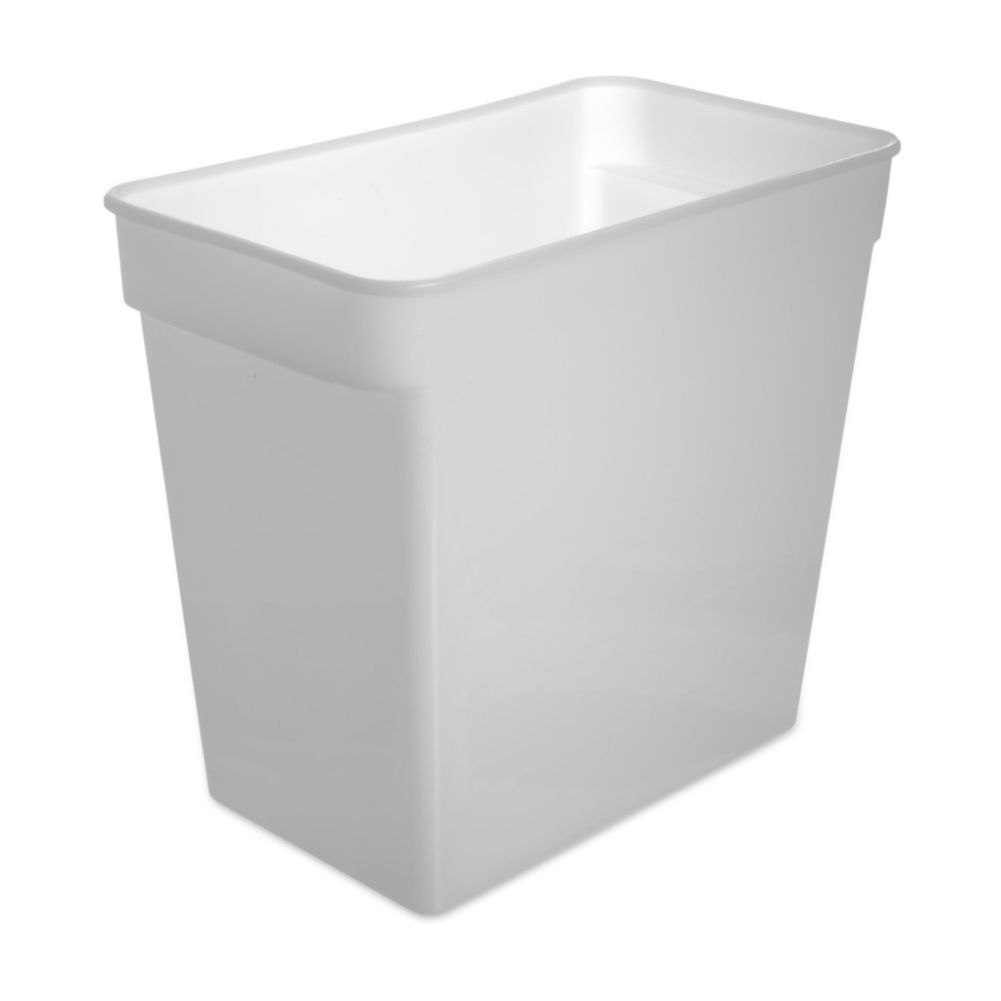 Carlisle Storage Container, White, 18 Qt