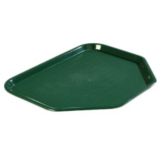 Carlisle&reg; Cafe Trapezoid Tray, Forest Green