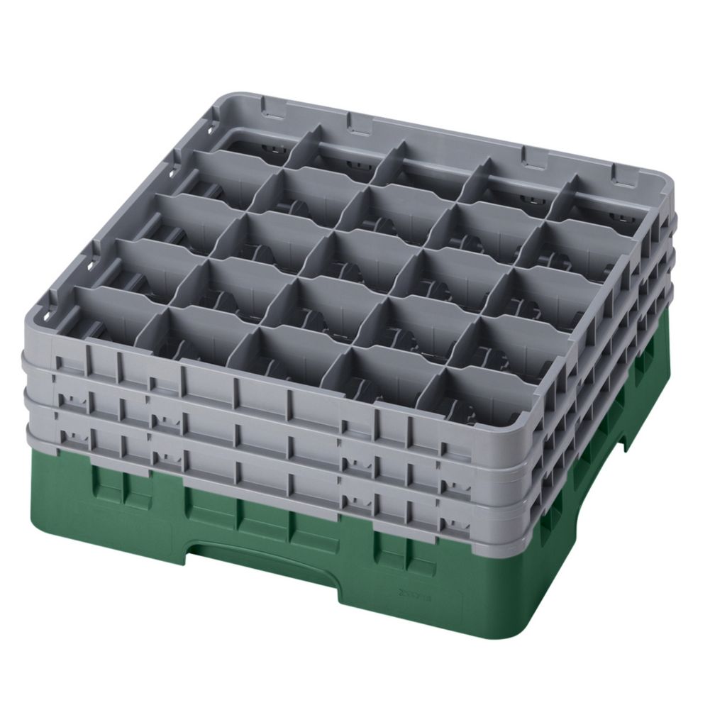 Cambro Camrack&reg; Full Size Glass Rack for Glasses, Sherwood Green