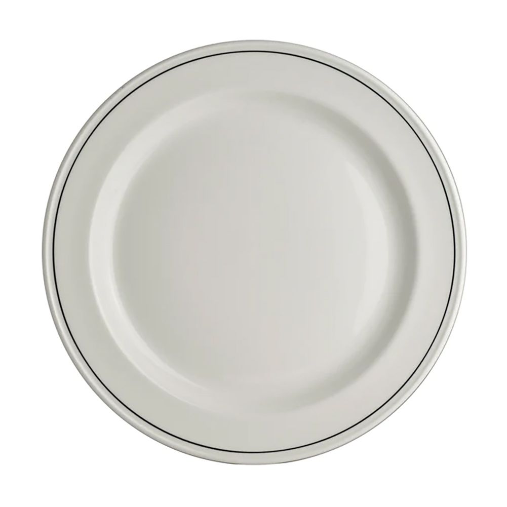 Steelite Performance Simplicity Black Line 10-5/8" Slimline Plate