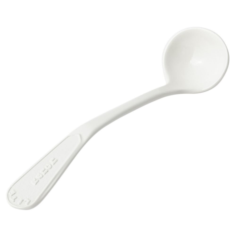 Bon Chef White Sandstone 11" 1 oz Lite Ranch Salad Dressing Ladle