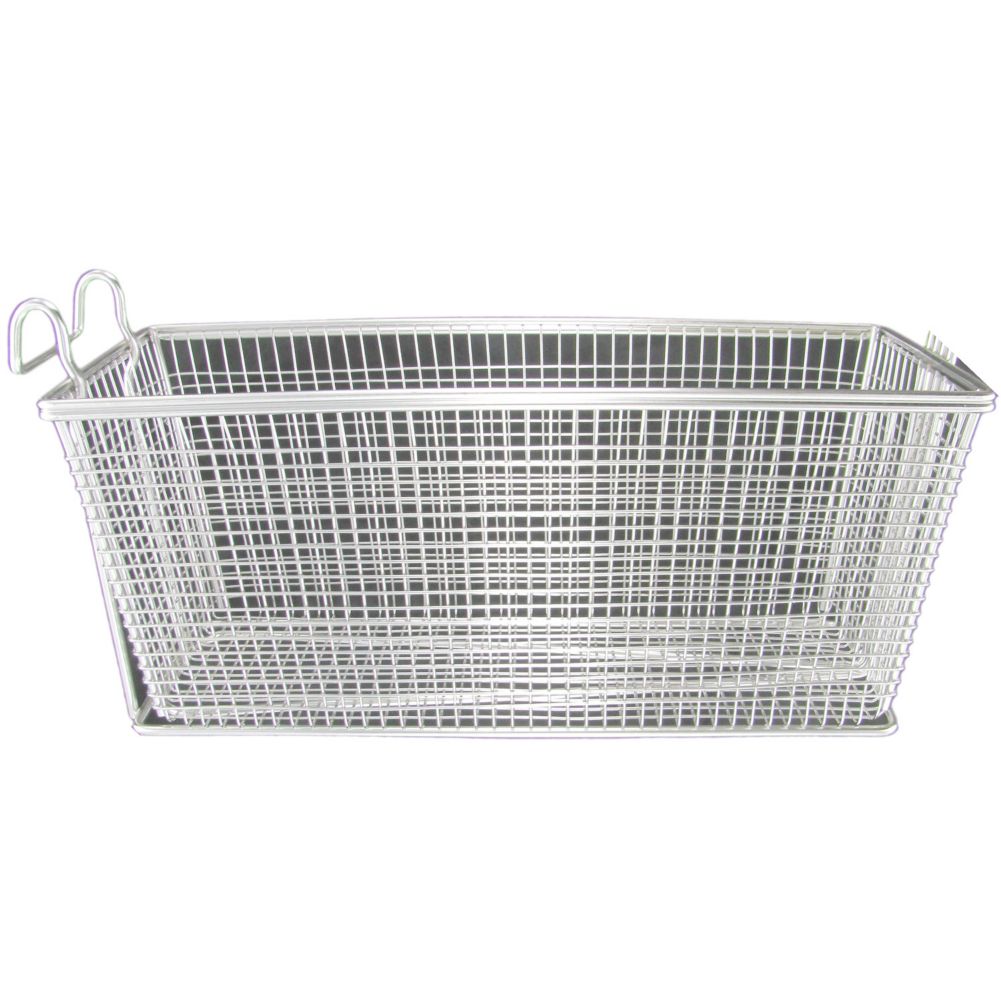 Fry Basket w/ Front Hook, 13-1/4" x 5-5/8" x 5-11/16"