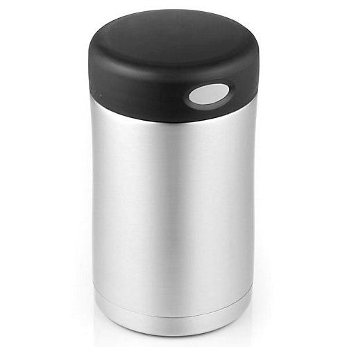 Thermos&reg; S/S and Black 16 Oz Vacuum Insulated Food Jar