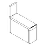 Perlick&reg; S/S 6" TSD Underbar Filler Section w/ Flat Top