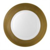Ten Strawberry Street Saturn Gold Matte 13-1/4" Charger