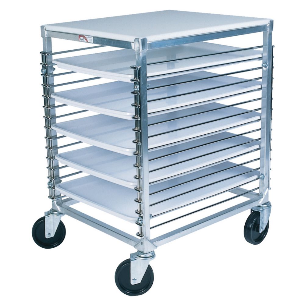 Win Holt&reg; Wire Pan Rack Cart w/ Cutting Board Top