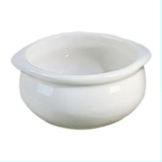 Diversified Ceramics Ultra White 7 oz Onion Soup Crock