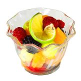 Cambro&reg; Clear 5 Oz. Plastic Serving Swirl Bowl, SRB5CW135