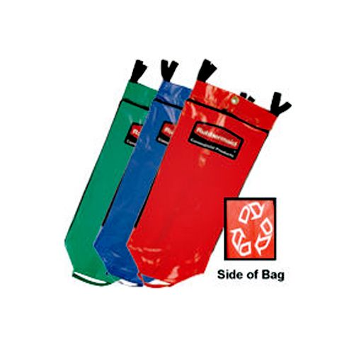 Rubbermaid Blue 34 Gal Recycling Bag 3-Pack w/ Universal Symbol