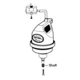 Bar Maid Pinion Gear Shaft for SS-100 and SS-101 Glass Washers