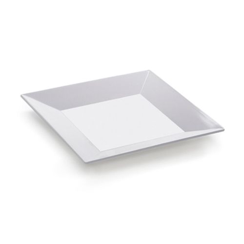 G.E.T. Siciliano&trade; White 6" Square Melamine Plate