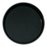 Cambro&reg; Black 11" D Round Non-Slip Polytread&reg; Tray