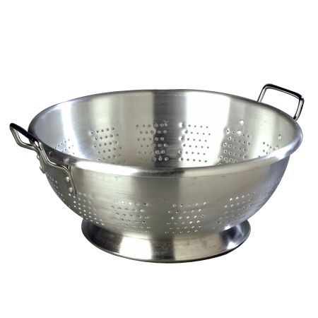 Carlisle&reg; 11 Qt. Standard Weight Aluminum Colander