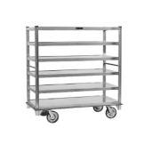 Cres Cor&reg; Correctional Queen Mary 5-Shelf Cart w/ Push Handles